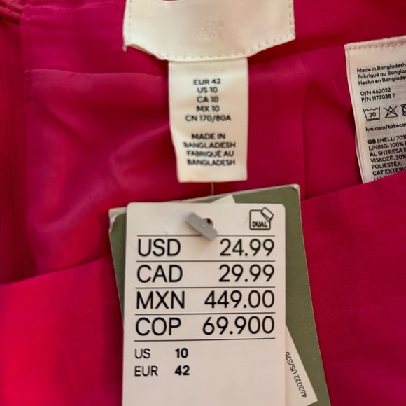 Bright pink H&M mini skirt! - Picture 2 of 4